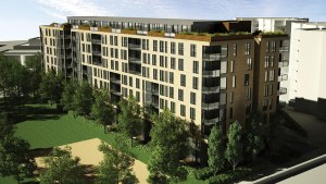 Vue en 3D de la résidence Ma Condos