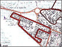 Périmètre de la rénovation du quartier de Lauricisque (Pointe-à-Pitre, Guadeloupe)