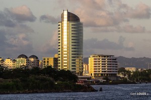 Tour du centre d'affaires de la Pointe Simon (Fort-de-France, Martinique)