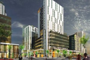 Reproduction en 3D des bâtiments 1 et 2 de la Phase 1 du District Griffin