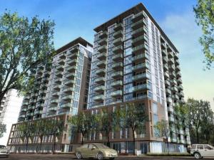 Vue en 3D des condos Le Murray à Griffintown