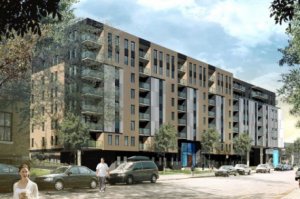 Plan en 3D de la résidence La Tannerie dans Griffintown