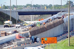 Impacts des travaux de réaménagement de l'échangeur Dorval sur la circulation