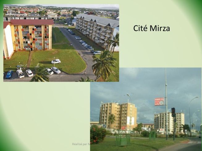 Une vue sur les HLM de la Cité Mirza, un des quartiers de Cayenne concernés par le projet du futur TSCP