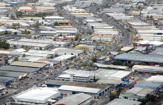 Vue aérienne Boulevard de Houëlbourg