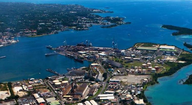 Vue aérienne de la Pointe Jarry