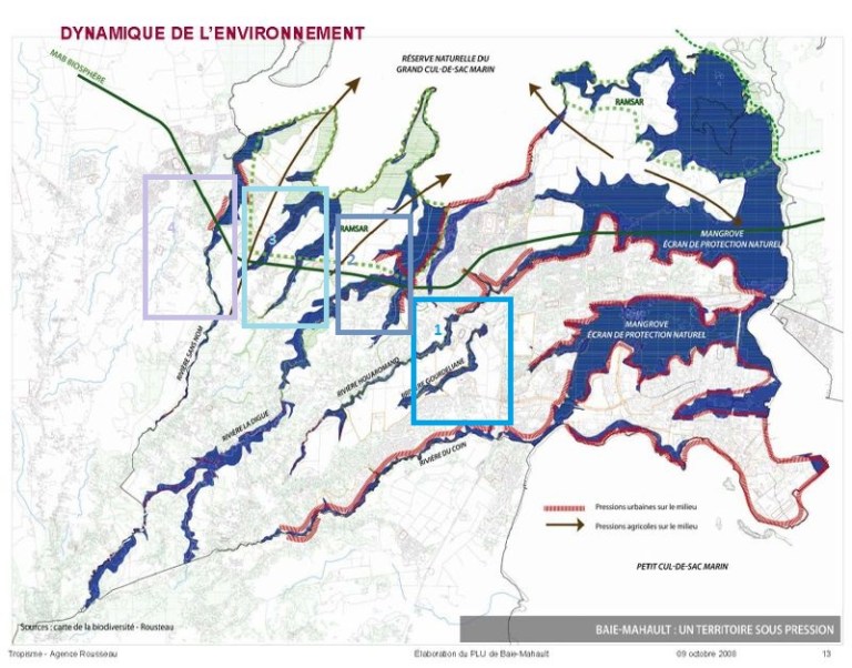 Carte environnementale - PLU de Baie-Mahault