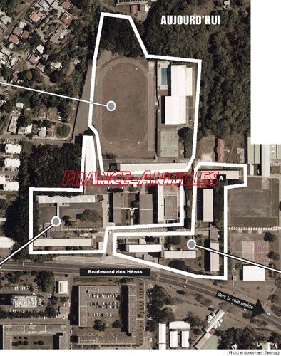 Plan de reconstruction du Lycée de Baimbridge