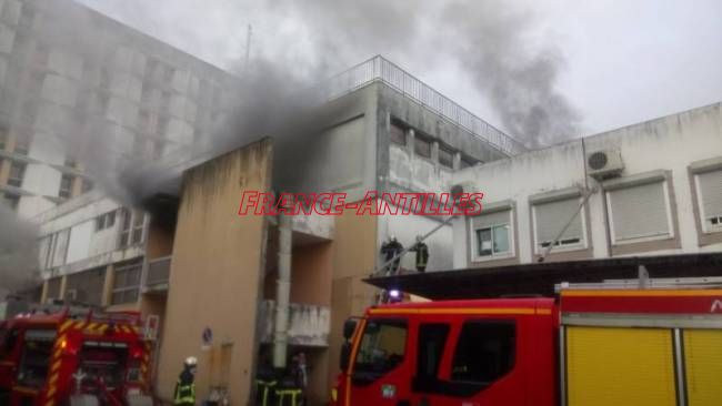 Incendie CHU PAP novembre 2017