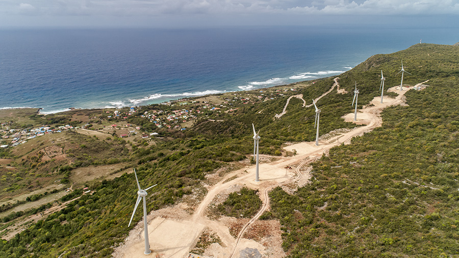Parc éolien de La Montagne (Désirade III)